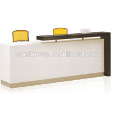 High class reception office furniture, Wood desk for customized size (KM926)